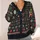 Sci Fi Alien Robot Santa Space Holiday Celebration Gift For Fans And Cozy Nights All-over Print Knitted Cardigan - 4