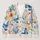 Blue Butterfly Wildflower Garden For Relaxed Everyday Layering And Weekend Wear For Women All-over Print Knitted Cardigan - 1