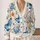 Blue Butterfly Wildflower Garden For Relaxed Everyday Layering And Weekend Wear For Women All-over Print Knitted Cardigan - 2