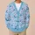 Pink Citrus, Candy Canes And Blue Leaves For Whimsical Seasonal Everyday Style For Women All-over Print Knitted Cardigan - 6