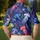 Neon Jellyfish Ocean Scene for Summer Golf and Coastal Getaways, Marine Life Lover Men's Polo Shirt - 5