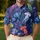 Neon Jellyfish Ocean Scene for Summer Golf and Coastal Getaways, Marine Life Lover Men's Polo Shirt - 4