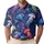 Neon Jellyfish Ocean Scene for Summer Golf and Coastal Getaways, Marine Life Lover Men's Polo Shirt - 1