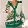 Frog Reindeer Christmas Scene for Festive Holiday Celebrations and Casual Winter Wear All-over Print Knitted Cardigan - 4