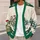 Frog Reindeer Christmas Scene for Festive Holiday Celebrations and Casual Winter Wear All-over Print Knitted Cardigan - 5