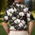 White Orchid Floral Elegance for Golf Days, Resort Travel, and Garden Parties, Women Men's Polo Shirt - 5