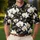 White Orchid Floral Elegance for Golf Days, Resort Travel, and Garden Parties, Women Men's Polo Shirt - 4