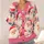 Whimsical Santa Claus Faces for Cozy Holiday Gatherings and Festive Winter Celebrations All-over Print Knitted Cardigan - 4