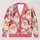 Whimsical Santa Claus Faces for Cozy Holiday Gatherings and Festive Winter Celebrations All-over Print Knitted Cardigan - 1