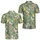 Sage Floral Parrot Garden Motif for Sunny Golf Days and Resort Escapes, Women’s Style Men's Polo Shirt - 2