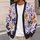 Halloween Bow Motifs for Cozy Autumn Layering and Festive Everyday Style for Women All-over Print Knitted Cardigan - 5