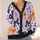 Halloween Bow Motifs for Cozy Autumn Layering and Festive Everyday Style for Women All-over Print Knitted Cardigan - 4