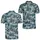 Teal Winter Pine Forest Scene for Festive Golf Days, Holiday Outings, Nature Lovers Men's Polo Shirt - 2