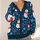 Festive Snowman Holly Winter Cheer for Holiday Layering and Cozy Everyday Style Fans All-over Print Knitted Cardigan - 4