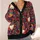Rainbow Santa Gnomes Holiday Cheer For Festive Everyday Layering And Winter Gatherings All-over Print Knitted Cardigan - 4