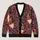 Rainbow Santa Gnomes Holiday Cheer For Festive Everyday Layering And Winter Gatherings All-over Print Knitted Cardigan - 1