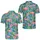 Pink Flamingo Tropical Garden Scene for Golf Days and Summer Travel, Women’s Style Men's Polo Shirt - 2