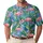 Pink Flamingo Tropical Garden Scene for Golf Days and Summer Travel, Women’s Style Men's Polo Shirt - 1