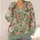 Sage Green Pink Rose Florals for Cozy Autumn Layering and Everyday Women's Style All-over Print Knitted Cardigan - 4