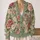 Sage Green Pink Rose Florals for Cozy Autumn Layering and Everyday Women's Style All-over Print Knitted Cardigan - 2