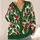 Holly Leaves and Red Berries for Cozy Winter Days and Cheerful Seasonal Style All-over Print Knitted Cardigan - 4