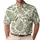 Sage Fern Leaf Botanical Motif For Golf Days And Garden Walks, Gift For Nature Lovers Men's Polo Shirt - 1