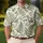 Sage Fern Leaf Botanical Motif For Golf Days And Garden Walks, Gift For Nature Lovers Men's Polo Shirt - 4