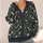 Vintage Honeybee And Wildflower Motifs For Everyday Nature-Inspired Casual Wear Style All-over Print Knitted Cardigan - 4