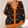 Mickey Mouse Pumpkin Halloween Outfit for Spooky Season and Autumn Theme Park Trips All-over Print Knitted Cardigan - 4