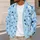 Snowman And Snowflake Winter Cheer For Casual Holiday Layering And Vacation Travel All-over Print Knitted Cardigan - 5