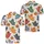 Colorful Halloween Ghosts and Pumpkins for Spooky Golf Outings, Parties, and Gifts Men's Polo Shirt - 2