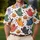 Colorful Halloween Ghosts and Pumpkins for Spooky Golf Outings, Parties, and Gifts Men's Polo Shirt - 4
