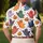 Colorful Halloween Ghosts and Pumpkins for Spooky Golf Outings, Parties, and Gifts Men's Polo Shirt - 5