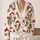 Cow Faces In Santa Hats For Festive Winter Gatherings And Cozy Farmhouse Style Lovers All-over Print Knitted Cardigan - 2