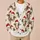 Cow Faces In Santa Hats For Festive Winter Gatherings And Cozy Farmhouse Style Lovers All-over Print Knitted Cardigan - 6