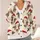 Cow Faces In Santa Hats For Festive Winter Gatherings And Cozy Farmhouse Style Lovers All-over Print Knitted Cardigan - 4