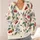 Watercolor Cherries And Blue Blossoms For Casual Autumn Outings And Vacation Style All-over Print Knitted Cardigan - 4