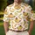 Golden Banana Golf Motif for Tropical Summer Rounds and Fun Novelty Gifts for Men Men's Polo Shirt - 4
