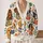 Whimsical Dog Portraits For Cozy Weekend Outings And Vacation Layers For Animal Lovers All-over Print Knitted Cardigan - 2
