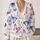 Blue Butterfly Garden for Spring Layering and Everyday Ease for Stylish Women Everywhere All-over Print Knitted Cardigan - 2