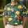 Tropical Softball Floral Style for Women’s Golf, Summer League, and Resort Athletes Men's Polo Shirt - 4
