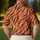 Orange Black Tiger Stripes for Golf Tennis Pickleball and Resort Sport Women’s Style Men's Polo Shirt - 5