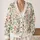 Red Berry Botanical Foliage for Cozy Everyday Layering, Nature-Loving Women Gift Style All-over Print Knitted Cardigan - 2