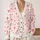 Pink Watercolor Hearts for Romantic Outings and Valentine Gifting, Women and Girls All-over Print Knitted Cardigan - 2
