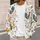 Watercolor Roosters and Hens with Garden Blooms for Relaxed Farmhouse Layering Women All-over Print Knitted Cardigan - 5