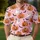 Pink Halloween Ghost Pumpkin Bats For Spooky Season Fall Party Gatherings Holiday Gift Men's Polo Shirt - 4