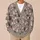 Black And White Cat Polka Dots For Casual Spring Layering Gift For Women Cat Lovers All-over Print Knitted Cardigan - 6