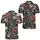 Floral Skull Garden Motif for Gothic Festival Style and Alternative Women Wardrobes Men's Polo Shirt - 2
