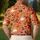Funny Halloween Golf Witch Ghosts, Bats and Spiders for Spooky Party Style for Adults Men's Polo Shirt - 5