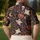 Halloween Ghost Pumpkin Motif for Spooky Fall Parties and Festive Golf Days for Men Men's Polo Shirt - 5